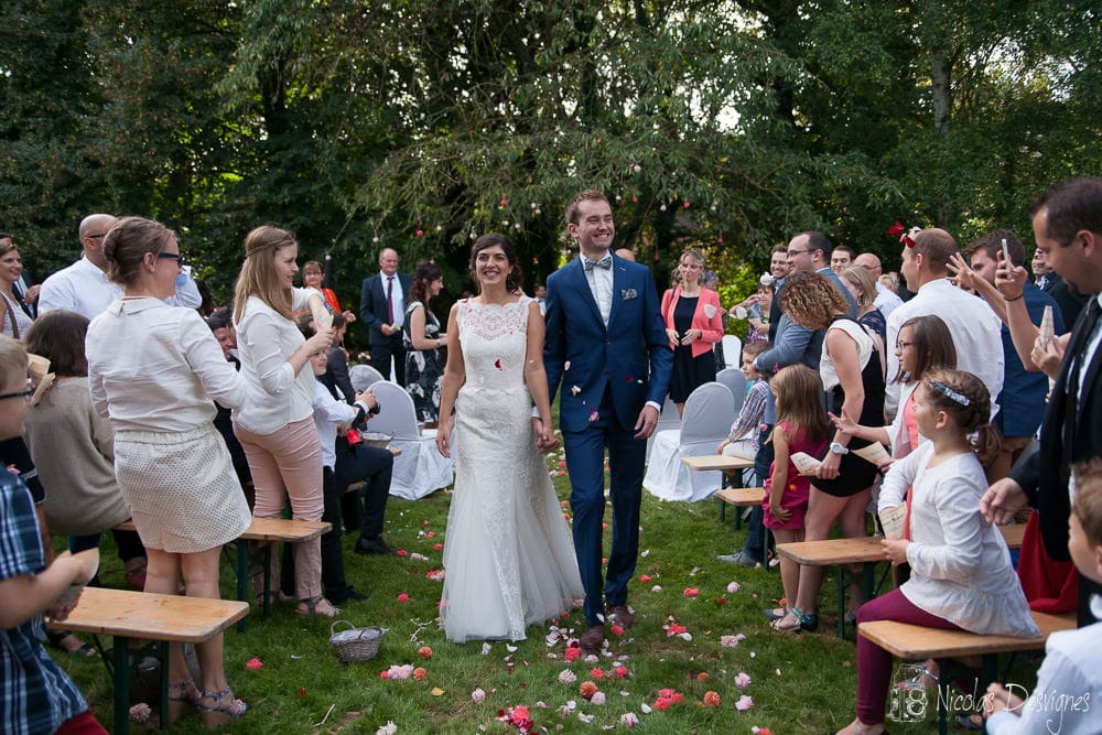 Mariage à la Gentilhommière d'Artres 10 cérémonie laïque