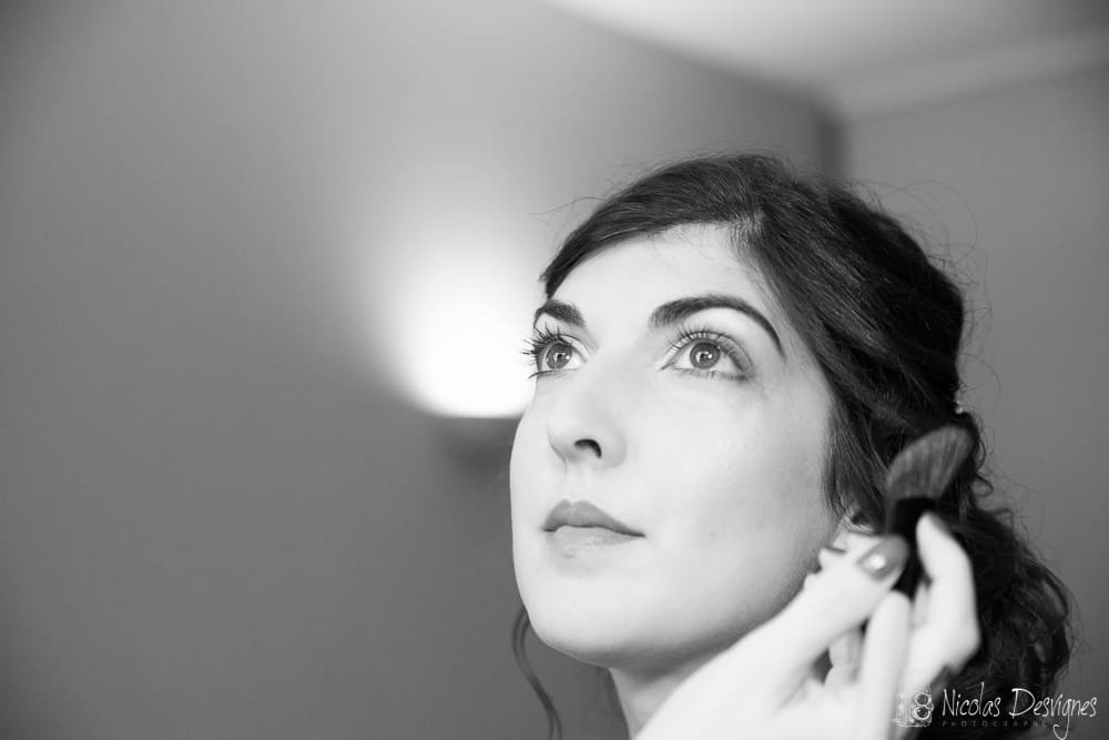 Mariage à la Gentilhommière d'Artres 1 préparatifs de la mariée