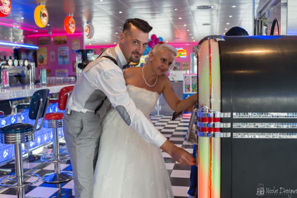 Mariage rockabilly 19 Juke box