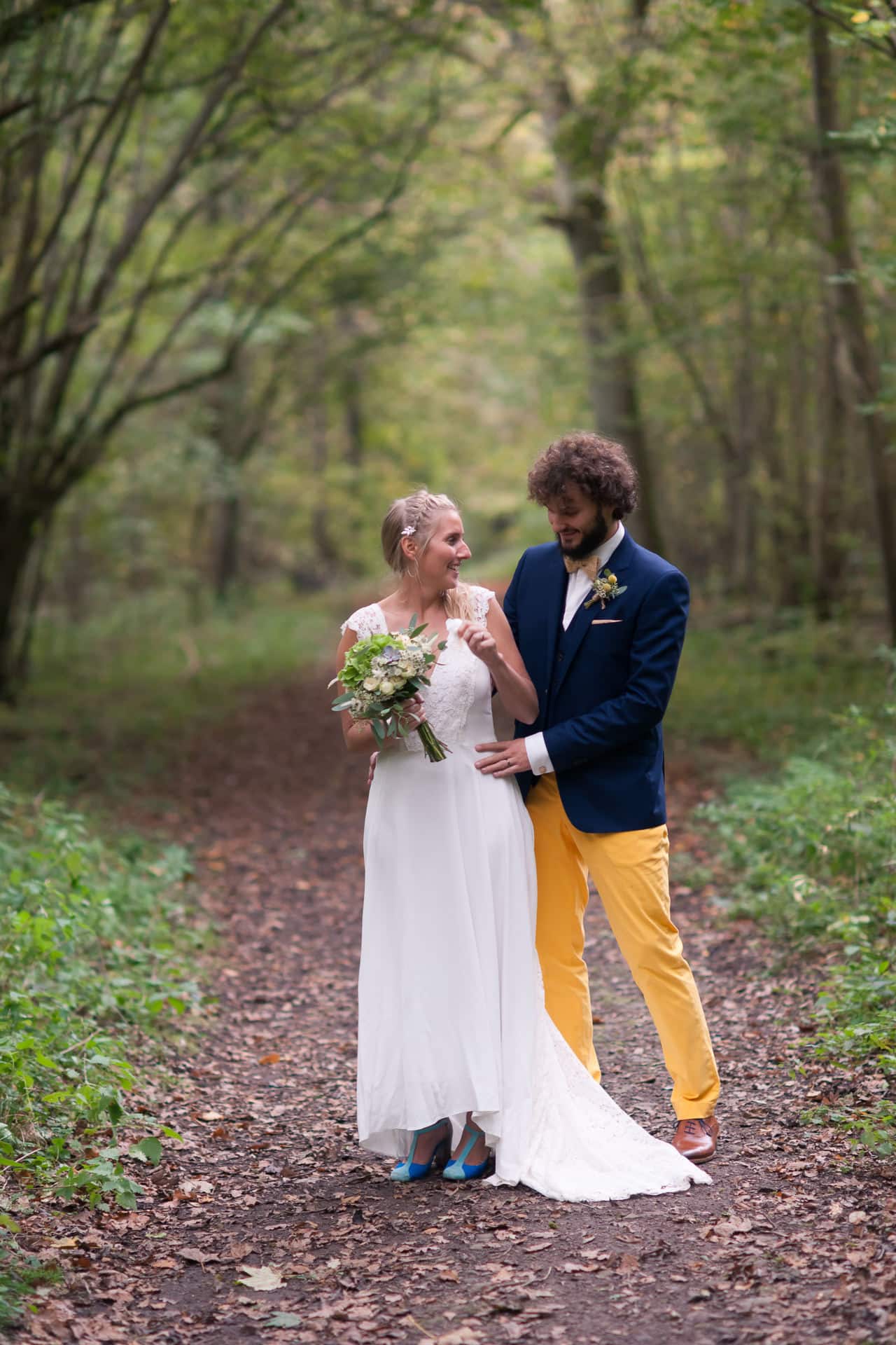 séance after dans les bois mariage bohème Nicolas Desvignes