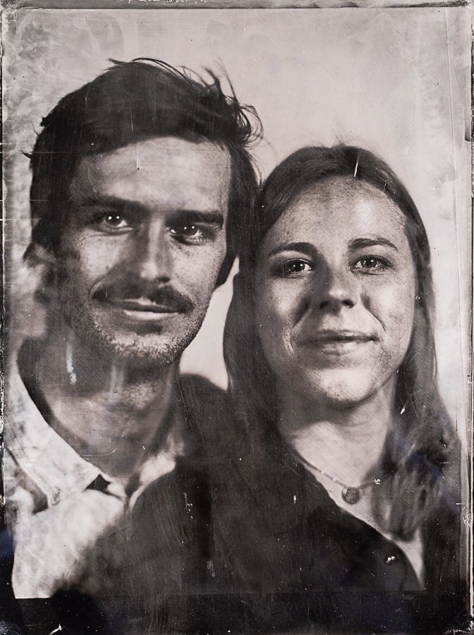Votre portrait au collodion humide 4 une photo sur plaque d'alu